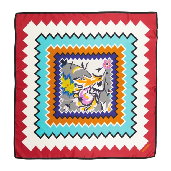 Made In Italy Silk Missoni Scarf from MISSONI - Picture 2 of 7